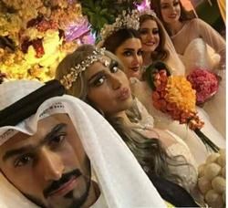 بالفيديو.. شاب خليجي يتزوج من 4 فتيات حسناوات في ليلة واحدة