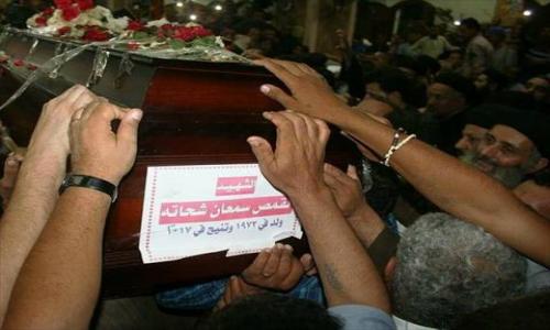 4 اتهامات يواجهها قاتل «القمص سمعان» تصل عقوبتها للإعدام