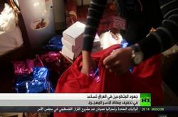بالفيديو .. شاب عراقى يتطوع ليخفف معاناة الأطفال النازحين في أرابيل من مصاريفه الخاصة