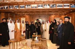 بالصور.. وفد إماراتي رفيع المستوى يزور البابا تواضروس
