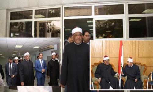 بالصور.. وفد من الأزهر الشريف يزور مصابى حادث المنيا الارهابى.. وكيل الأزهر: المسلمون والمسيحيون يد واحدة ولن يفرقنا أحد.. القس مكارى يونان: أنا جاى أزور مصر ومجروح.. ومدير معهد ناصر: جميع المصابين حالتهم جيدة