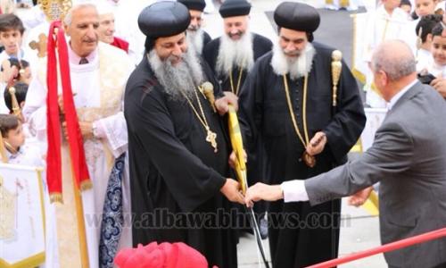 بالصور | الأنبا بيتر يفتتح مبنى خدمات بنورث كارولينا