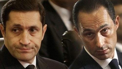 النيابة تطالب بمصادرة أموال نجلي مبارك المتحفظ عليها بقبرص