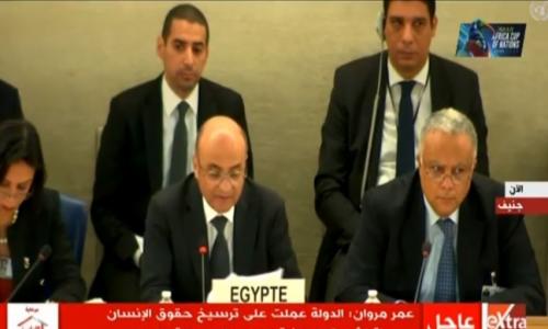 مروان أمام الأمم المتحدة: قننا أوضاع 1235 كنيسة في 4 أعوام