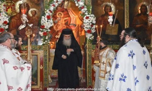 بالصور.. بطريركية الروم الأرثوذكس بالقدس تحتفل عيد دخول المسيح الى الهيكل