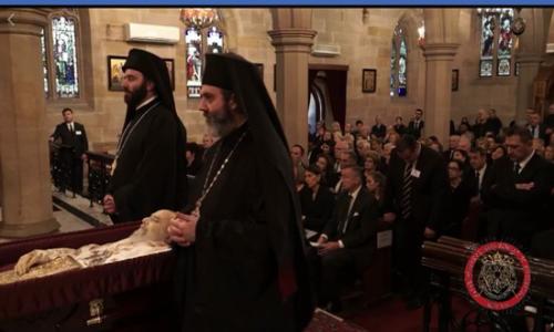 بالصور | جنازة مهيبة لرئيس أساقفة الكنيسة الأرثوذكسية اليونانية بأستراليا
