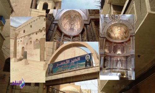 صور .. تكشف روعة 15 قرنا من التاريخ في الدير الأحمر الأثري بسوهاج