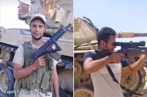الكنيسة تودع شهيد الوطن بكمين العريش أبانوب ناجح