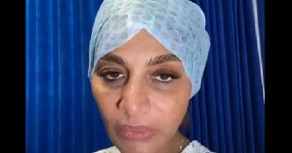 بسمة وهبة تنشر فيديو جديد لها بعد العملية