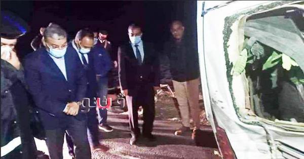 محافظ المنيا ينتقل إلى موقع الحادث الدموي بأبو قرقاص ويزور المصابين | صور محافظ المنيا ينتقل إلى موقع الحادث الدموي بأبو قرقاص ويزور المصابين | صور