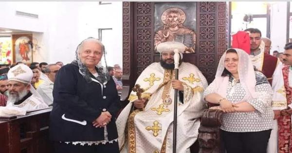 نياحة والدة الأنبا إيلاريون أسقف البحر الأحمر