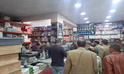 فض فرح بالقوة وغلق وتشميع 5 محلات ببني سويف