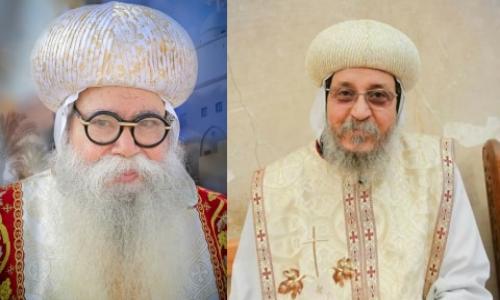 أسقف عام إسنا وأرمنت يترأس قداس أربعين الأنبا صرابامون بدير العذراء والشهيد ودامون بجبل أرمنت