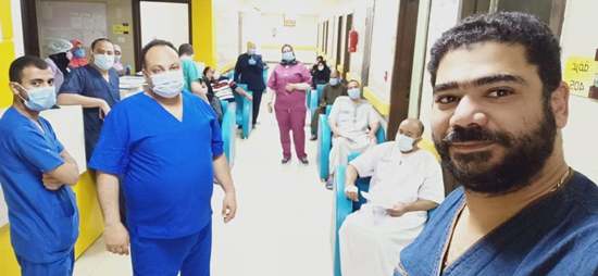 خروج أكبر عدد من المتعافين 17 متعافى يغادرون مستشفى العزل باسنا صور خروج أكبر عدد من المتعافين 17 متعافى يغادرون مستشفى العزل باسنا صور