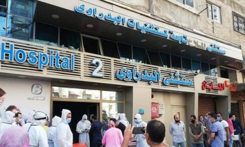 "ماتوا مخنوقين".. قصة مصرع 7 مصابين بكورونا في حريق مستشفى البدراوي