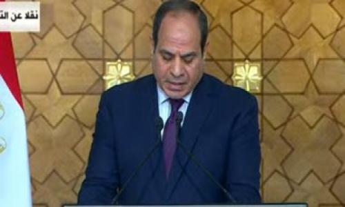 السيسى يحذر أى طرف من البحث عن حل عسكرى في ليبيا ويؤكد: أمنها من أمن مصر السيسى يحذر أى طرف من البحث عن حل عسكرى في ليبيا ويؤكد: أمنها من أمن مصر