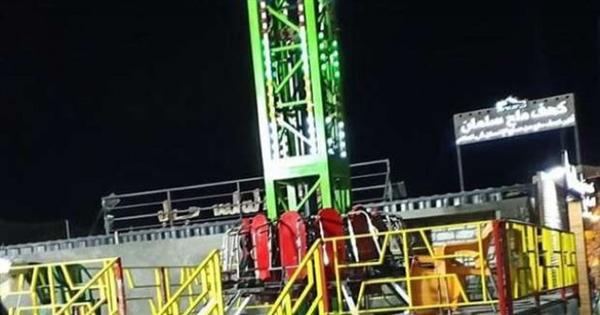 بالفيديو.. لحظة سقوط لعبة "الصاروخ" في الملاهي بمطروح