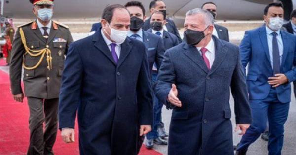 التفاصيل الكاملة للقاء الرئيس السيسى والملك عبدالله فى الأردن