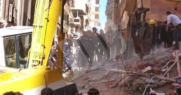 3 قتلى ومصابين فى منزل المحلة المنهار