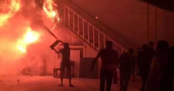الحماية المدنية تسيطر على حريق في مسرح مدرسة العائلة المقدسة برمسيس | فيديو