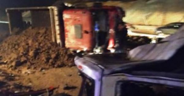 ارتفاع عدد الوفيات بحادث الطريق الصحراوى الشرقى إلى 20 شخصا