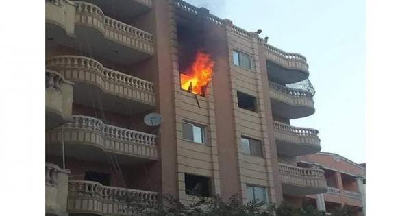 إهمال الأم انتهى بكارثة.. مصرع طفلة وإنقاذ شقيقيها في حريق "شقة فيصل"