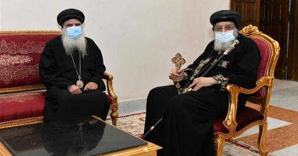 البابا تواضروس يستقبل أسقف الكنيسة القبطية بالبرازيل البابا تواضروس يستقبل أسقف الكنيسة القبطية بالبرازيل