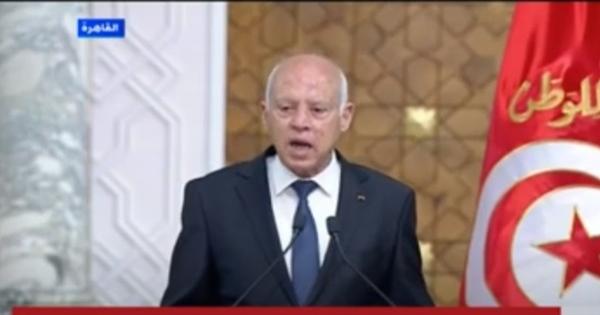 رئيس تونس يدعو السيسي لزيارة بلاده.. ويؤكد: لا مجال لتقسيم ليبيا (فيديو)