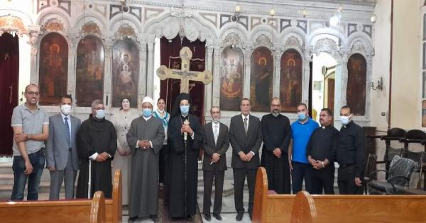 بحضور نيافة الأنبا باخوم.. إفطار المحبة بكنيسة سيدة البشارة بطنطا