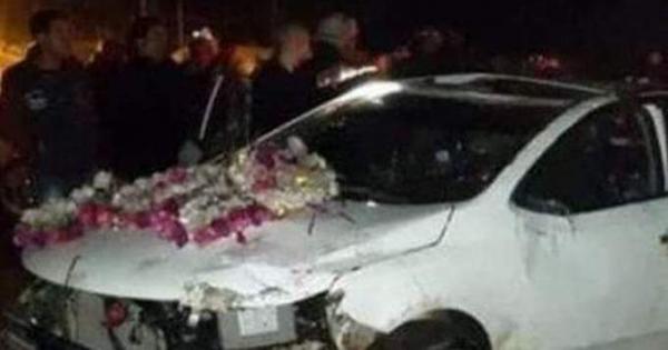 صور لموكب الزفاف الدامى بالشرقية