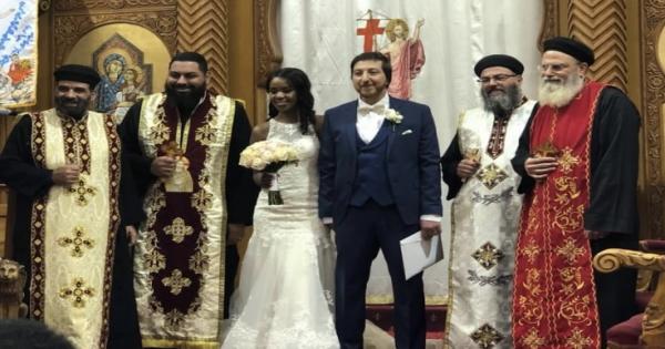 الكنيسة القبطية بأستراليا تشهد زواج مختلط لأقباط الجاليات الأثنية