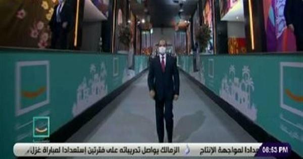 أحمد موسى: دخول السيسي بدون حراسة في احتفالية حياة كريمة رسالة حب