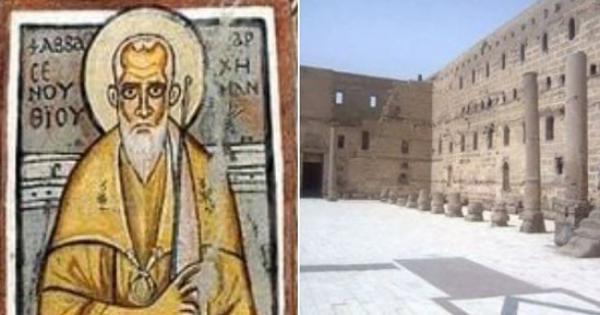 القديس العظيم الانبا شنودة وديره الأثري بأخميم