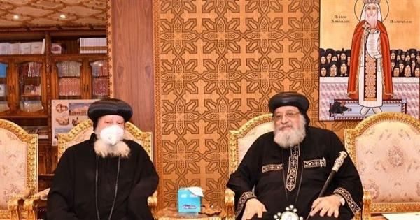 البابا تواضروس الثاني يستقبل أسقف إيبارشية طموه