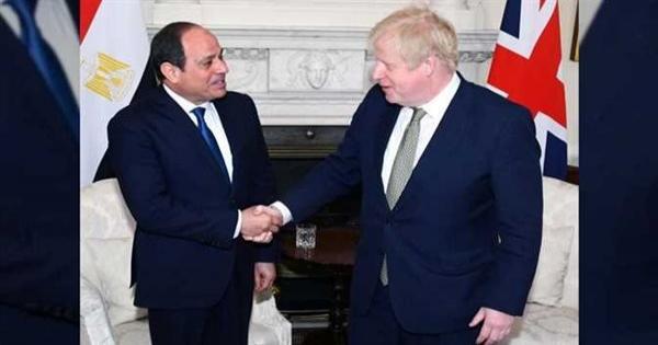 السيسي يعزي رئيس وزراء بريطانيا في وفاة والدته