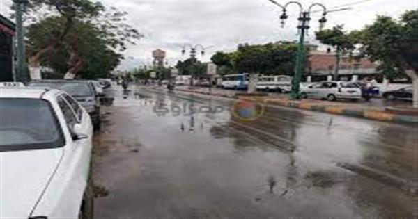 هطول كثيف للأمطار بالمنزلة في الدقهلية (فيديو)