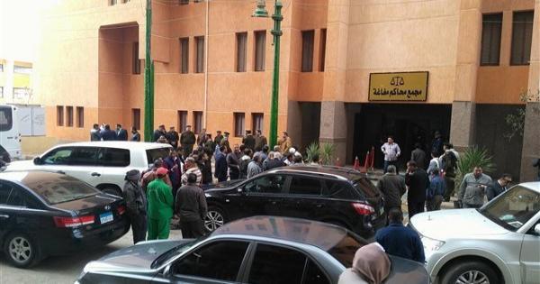 مصدر أمني يكشف حقيقة رسالة تهديد بتفجير مجمع محاكم المنيا | صور