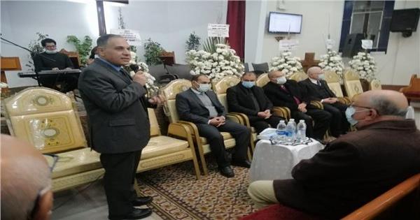 بالصور | عزاء رسمي بالكنيسة الإنجيلية بطنطا للشاب مارتن منسى والنيابة تتولى التحقيق مع المتهم