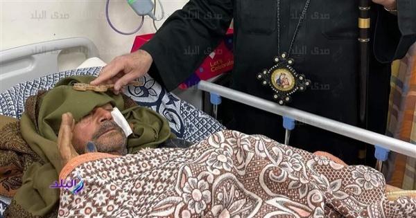 الأنبا سارافيم يزور مصابي حادث انهيار سقف كنيسة الإسماعيلية |صور