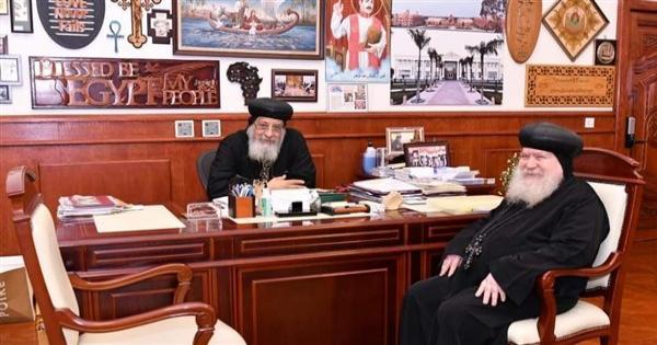البابا تواضروس الثاني يجري عدة لقاءات رعوية