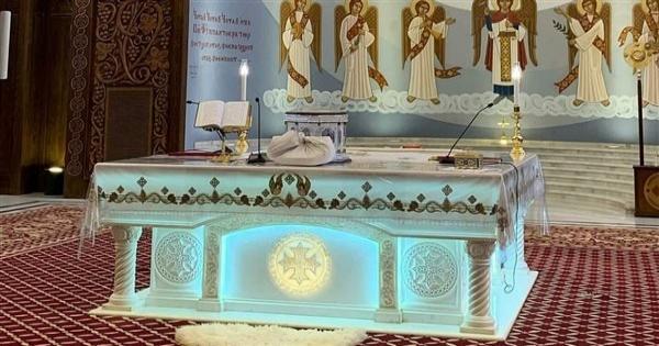كاتدرائية ميلاد المسيح بالعاصمة الإدارية الجديدة تستعد لقداس عيد الميلاد المجيد - صور