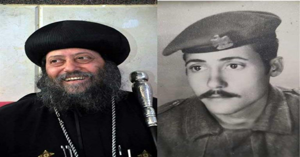 أبطال أكتوبر.. شاهد صور تنشر لأول مرة للراحل الأنبا لوكاس على الجبهة