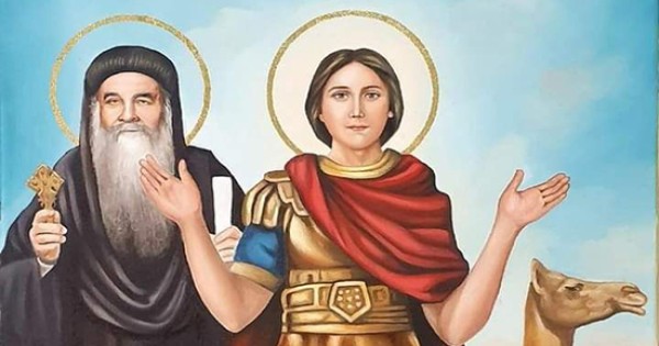 البابا كيرلس السادس والشهيد العظيم مارمينا صداقة قوية رغم فرق السنين