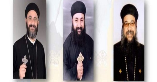 مطرانية طما تهنىء ثلاثة كهنة بعيد سيامتهم الـ19