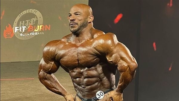 مستر أولمبيا، بيج رامي يخطف الأنظار في العرض السري (صور)
