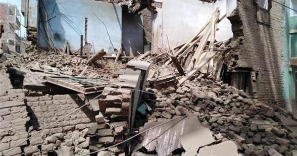 مصرع وإصابة 9 أشخاص في انهيار مدخنة بمصنع طوب بالدقهلية