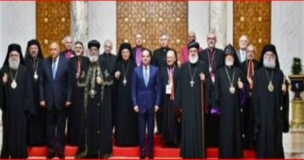 السيسي : الأخوة المسيحيين جزء أصيل من نسيج المجتمع العربي