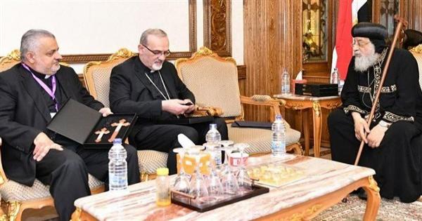 البابا تواضروس مُلتقيًا بطريرك اللاتين: الحج المسيحي أمرًا هامًا