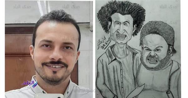 بيشوي ممدوح.. مهندس زراعي بدرجة فنان كاريكاتير.. صور