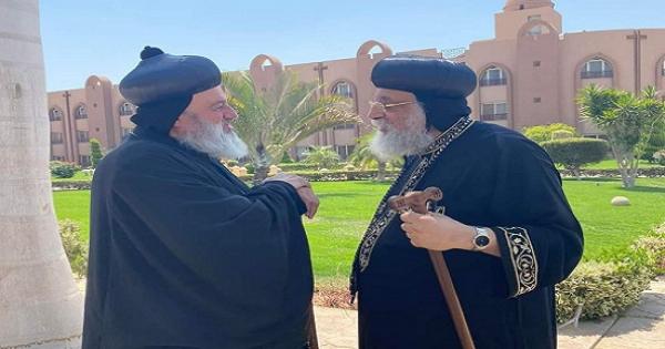 البطريرك مار إغناطيوس يلتقي البابا تواضروس لوداعه : اشكرك على الاستضافة الكريمة والتنظيم الرائع لأعمال الجمعية العامّة